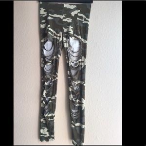 Forever 21 Distressed Camouflage Legging